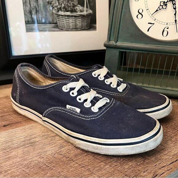 Navy Blue Eras Vans 7.5 - Picture 1 of 6